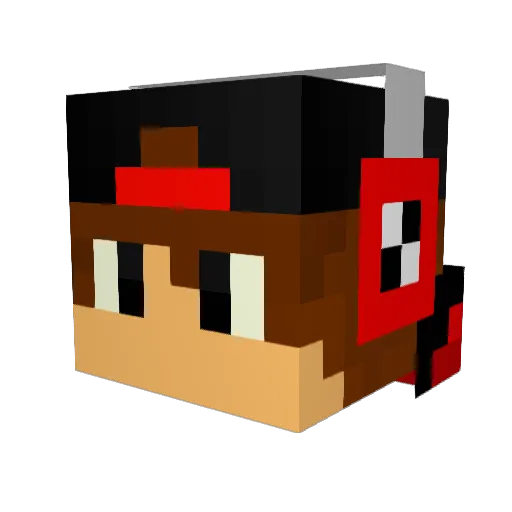 stoixion_2003 Minecraft avatar head, 3D render