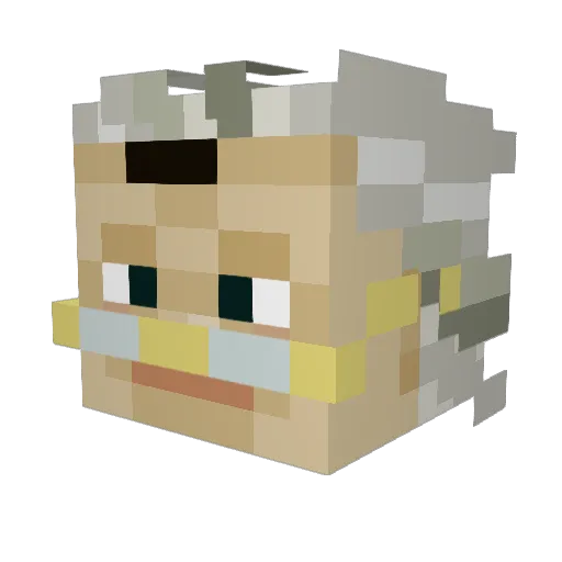 stokesy3242 Minecraft avatar head, 3D render
