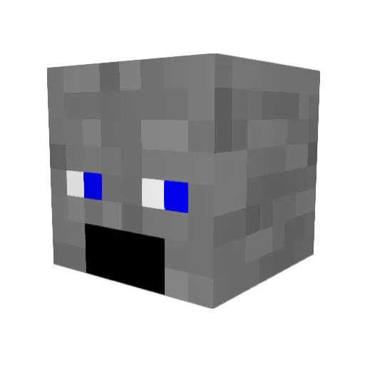 stokie72 Minecraft avatar head, 3D render