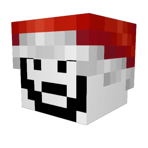 stokmens Minecraft avatar head, 3D render