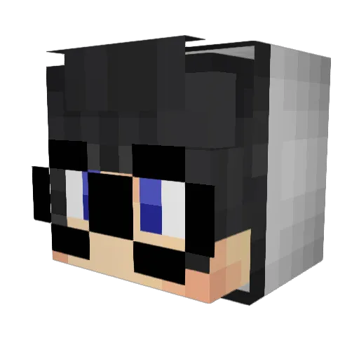 stoko Minecraft avatar head, 3D render