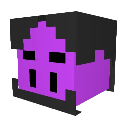 stolenwater Minecraft avatar head, 3D render