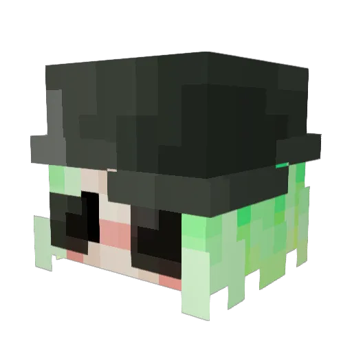stolf_ Minecraft avatar head, 3D render