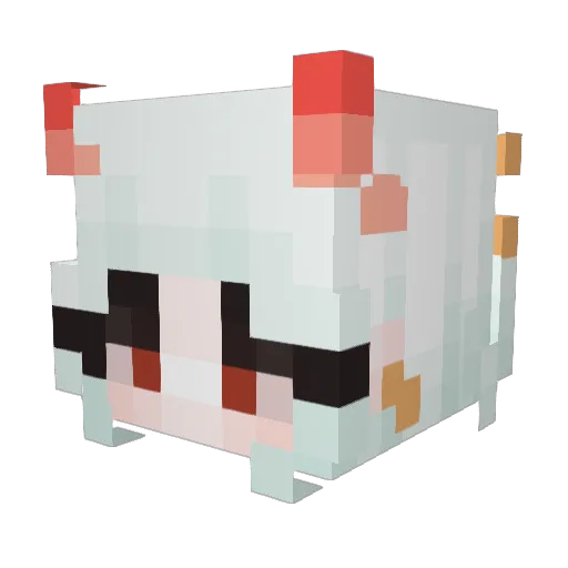 stondbunny Minecraft avatar head, 3D render