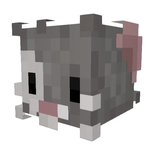stone105 Minecraft avatar head, 3D render