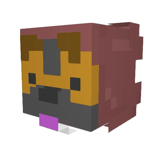 stone1232 Minecraft avatar head, 3D render