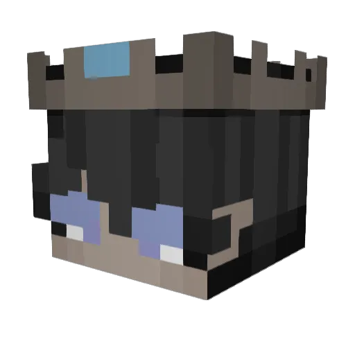 stonebrickss Minecraft avatar head, 3D render