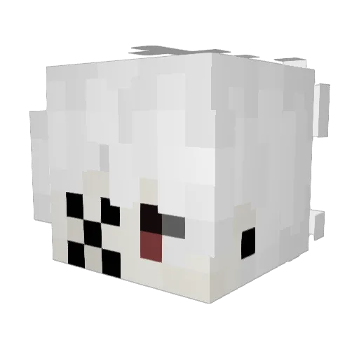 stonecznik Minecraft avatar head, 3D render