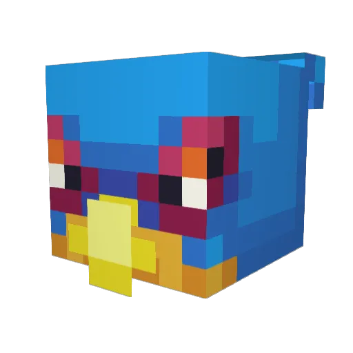 stoneddeer Minecraft avatar head, 3D render
