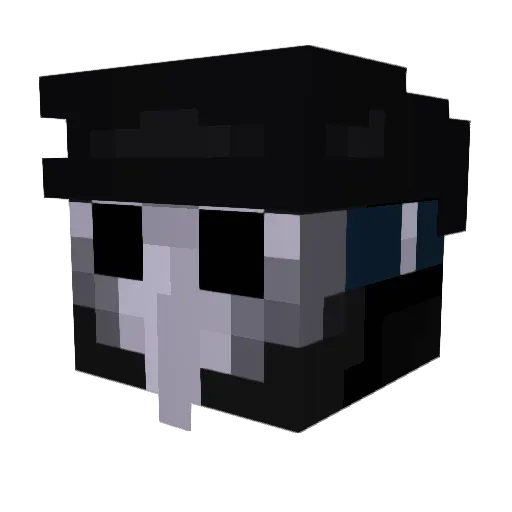 stonepal Minecraft avatar head, 3D render