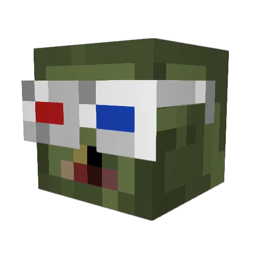 stoni99 Minecraft avatar head, 3D render