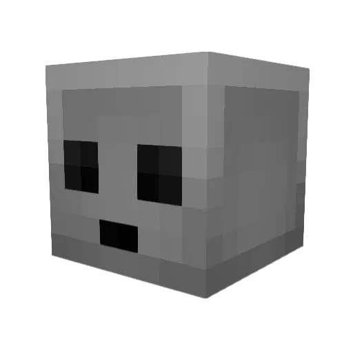 stonko7086 Minecraft avatar head, 3D render