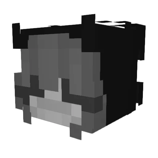 stonks666 Minecraft avatar head, 3D render