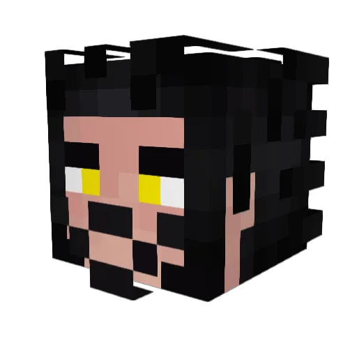 stonrain Minecraft avatar head, 3D render