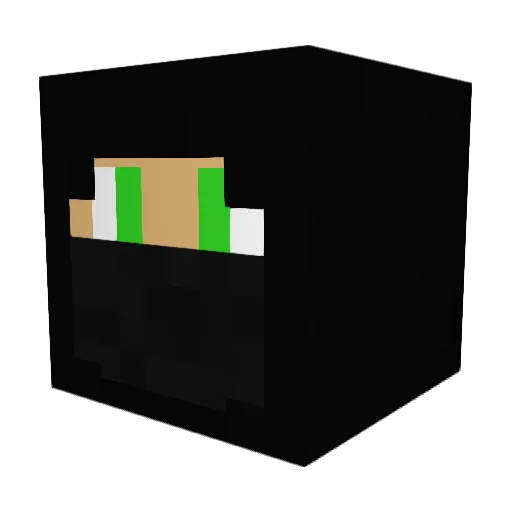 stons1 Minecraft avatar head, 3D render