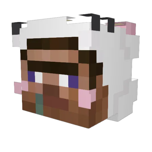 stooart_ Minecraft avatar head, 3D render
