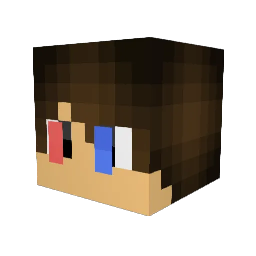 stooky101 Minecraft avatar head, 3D render