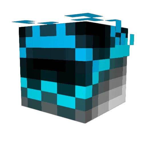 stooopid Minecraft avatar head, 3D render