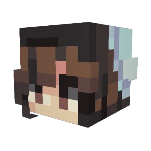 stoophle Minecraft avatar head, 3D render