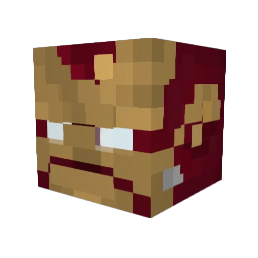 stopbroken Minecraft avatar head, 3D render