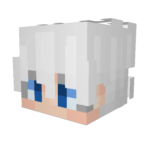 stopchill Minecraft avatar head, 3D render