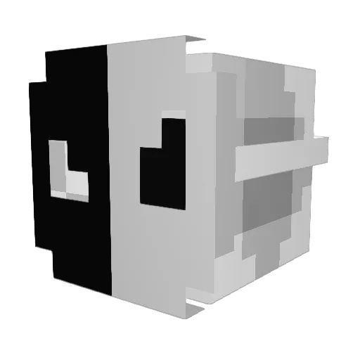 stopcz Minecraft avatar head, 3D render