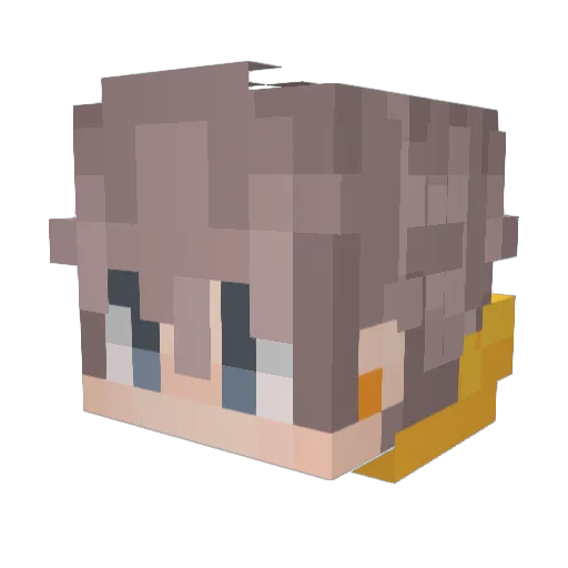 stopeatingmycvm Minecraft avatar head, 3D render