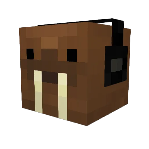stopherson Minecraft avatar head, 3D render