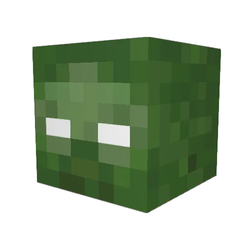 stopitilla Minecraft avatar head, 3D render