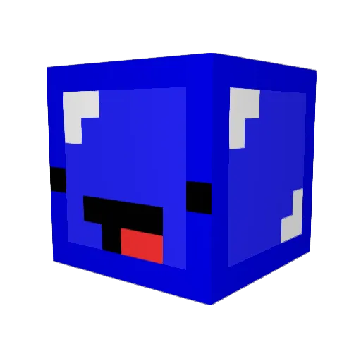 storkat Minecraft avatar head, 3D render