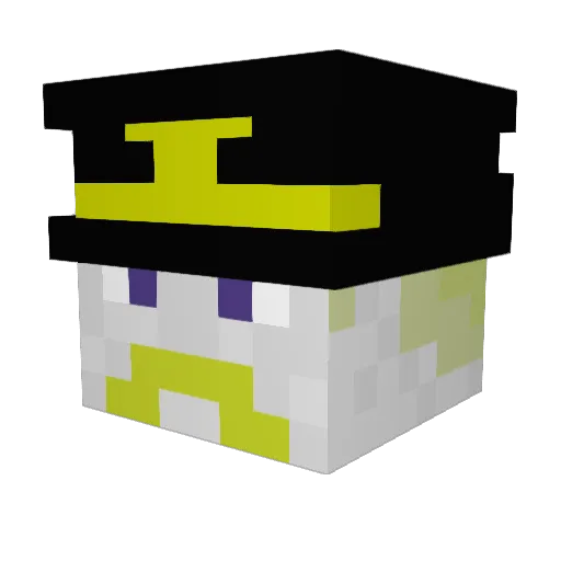 storm0403 Minecraft avatar head, 3D render