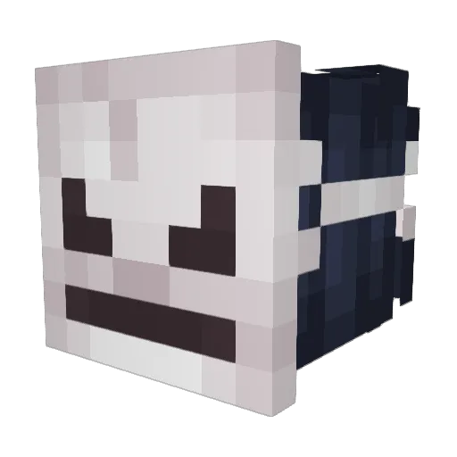 stormW1NG Minecraft avatar head, 3D render