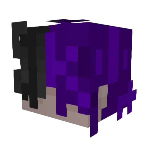 storm_24 Minecraft avatar head, 3D render