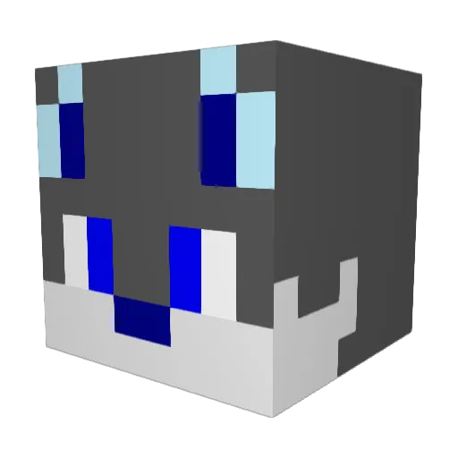 storm_wolf19 Minecraft avatar head, 3D render