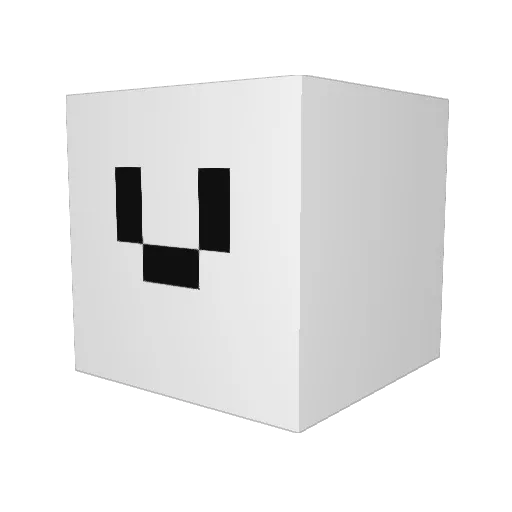 stormachine Minecraft avatar head, 3D render