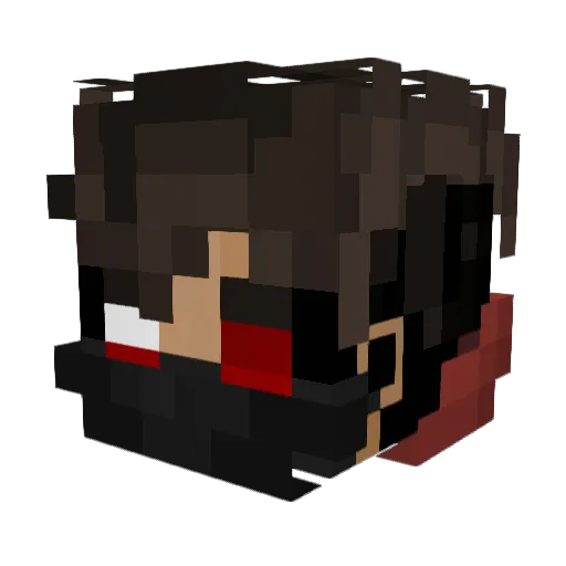 stormadin Minecraft avatar head, 3D render