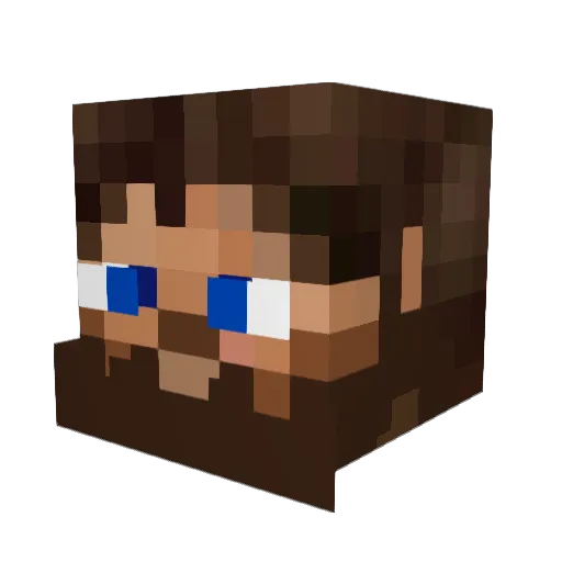 stormben11 Minecraft avatar head, 3D render