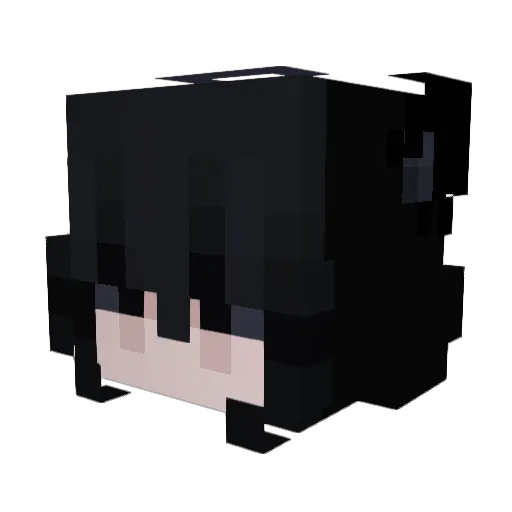 stormdriz Minecraft avatar head, 3D render