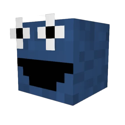 stormegon Minecraft avatar head, 3D render