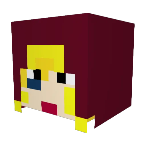 stormer144 Minecraft avatar head, 3D render
