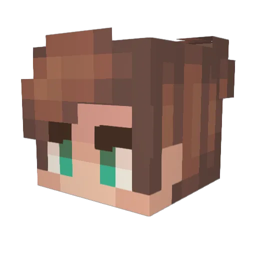 stormfall7 Minecraft avatar head, 3D render
