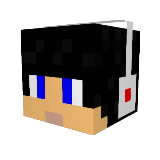 stormhide Minecraft avatar head, 3D render
