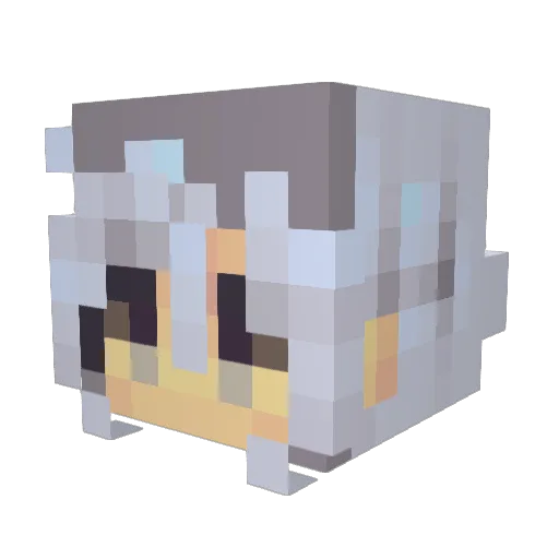 stormiehearts Minecraft avatar head, 3D render