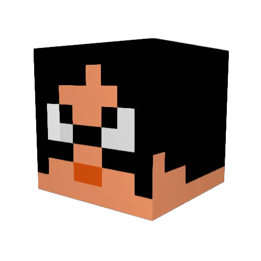 stormking11 Minecraft avatar head, 3D render