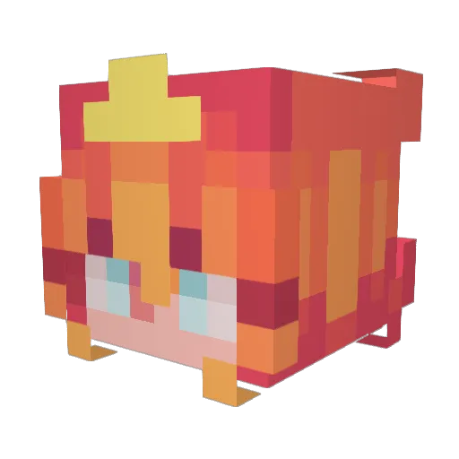 stormo1812 Minecraft avatar head, 3D render