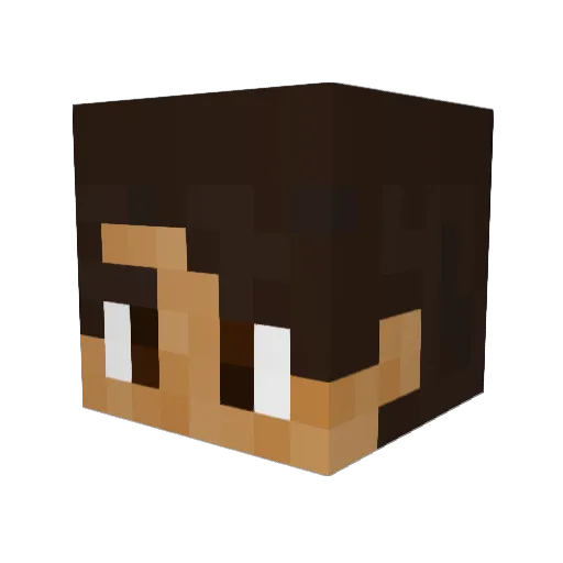 stormstg Minecraft avatar head, 3D render