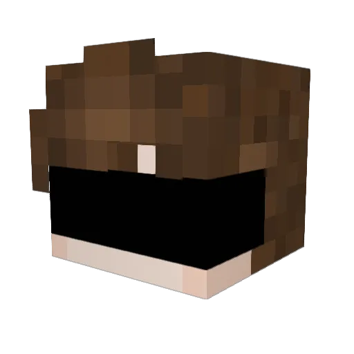 stormwatcc Minecraft avatar head, 3D render