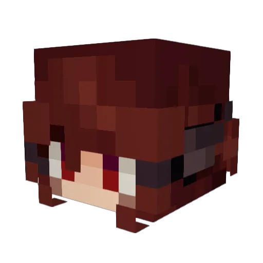 storygore Minecraft avatar head, 3D render