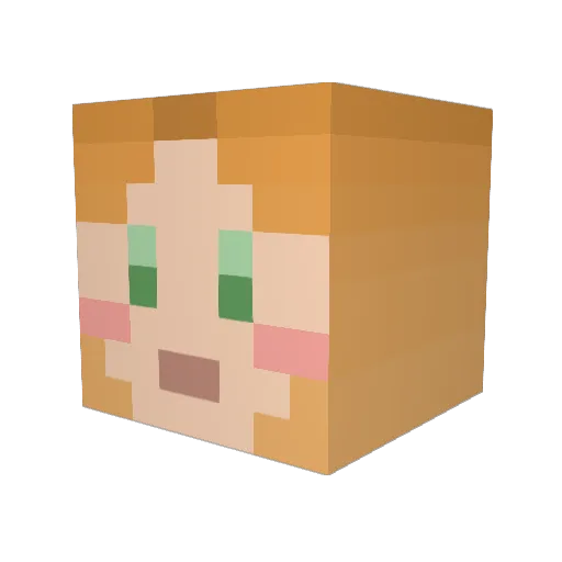 stosigoe Minecraft avatar head, 3D render