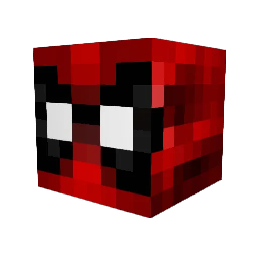 stougdak Minecraft avatar head, 3D render